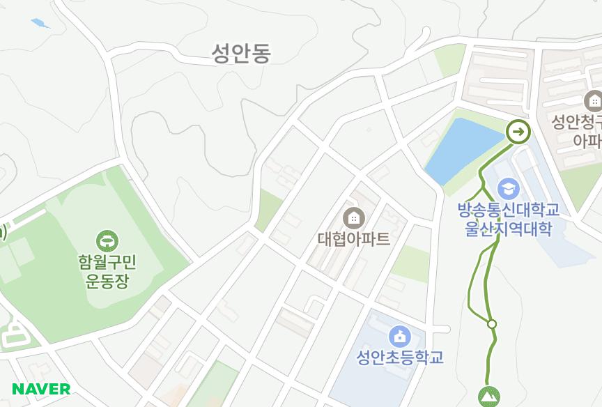 울산광역시 중구 성안동 데시앙 위치·실거래 시세 지도