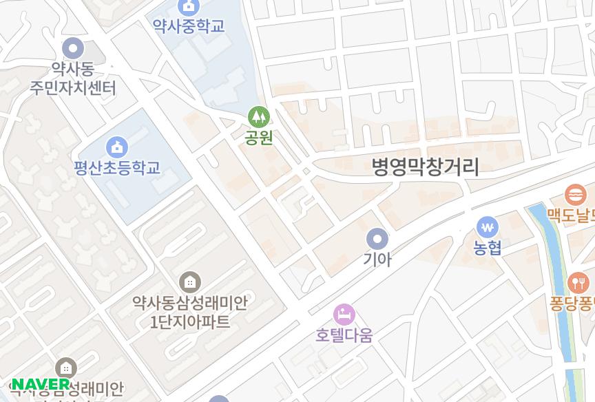 울산광역시 중구 약사동 성경 위치·실거래 시세 지도