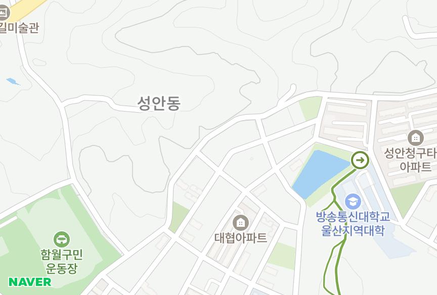 울산광역시 중구 성안동 휠그린솔리움 위치·실거래 시세 지도