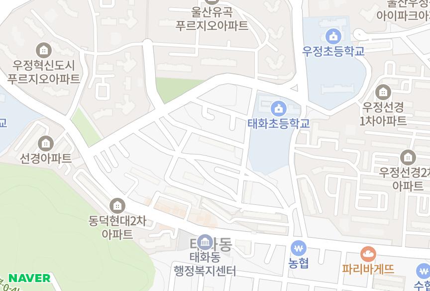 울산광역시 중구 유곡동 삼풍 위치·실거래 시세 지도