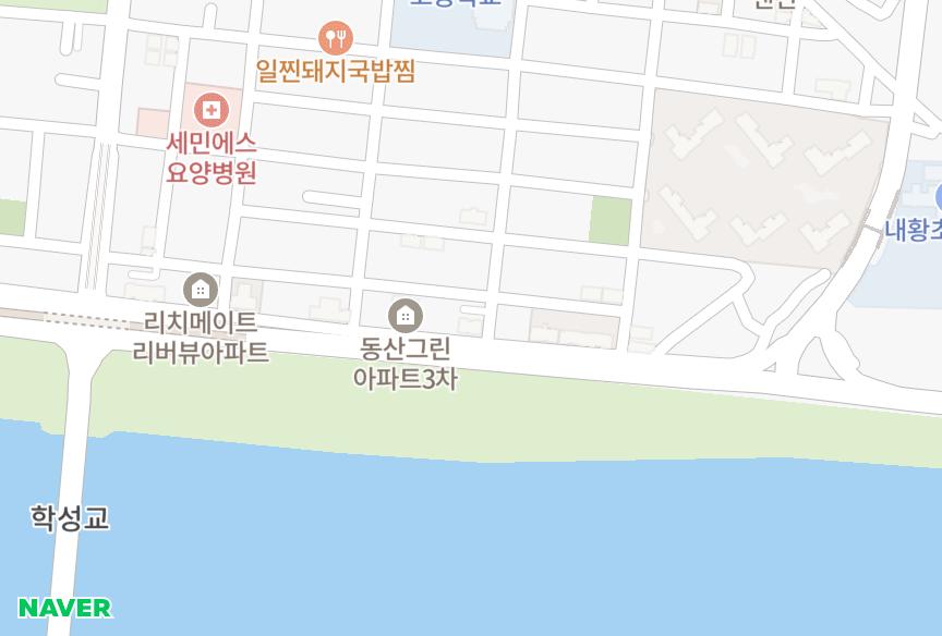 울산광역시 중구 반구동 남경101동 위치·실거래 시세 지도