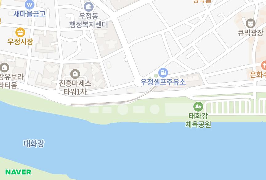 울산광역시 중구 성남동 리버팰리스 위치·실거래 시세 지도