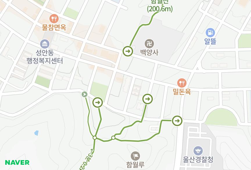 울산광역시 중구 성안동 아가바움 위치·실거래 시세 지도