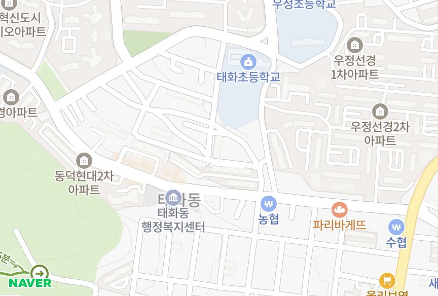울산광역시 중구 유곡동 평동그린빌 위치·실거래 시세 지도