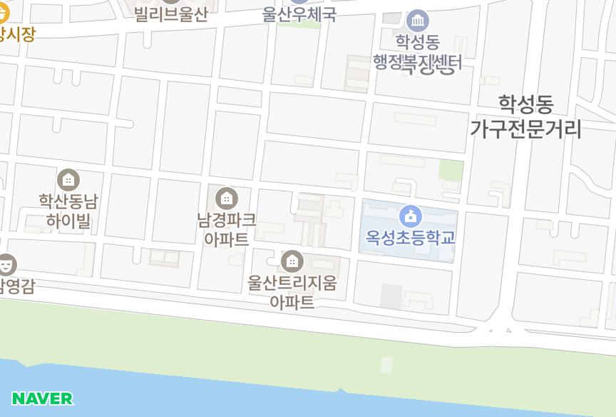 울산광역시 중구 학성동 옥성맨션 위치·실거래 시세 지도