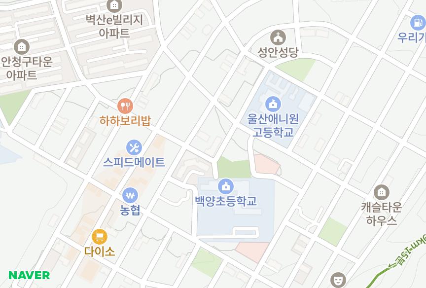 울산광역시 중구 성안동 포인트힐 위치·실거래 시세 지도