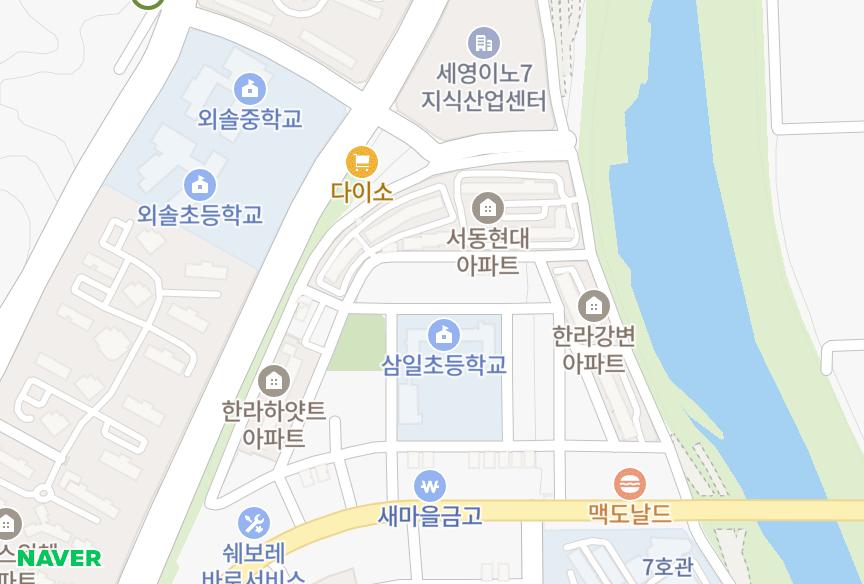 울산광역시 중구 서동 해성빌라트 위치·실거래 시세 지도