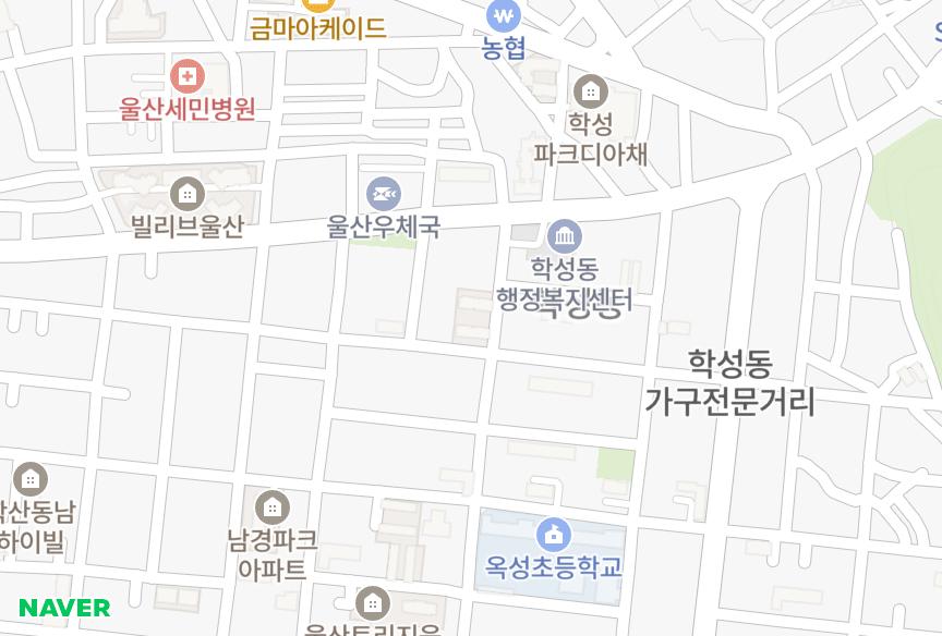 울산광역시 중구 학성동 명석 위치·실거래 시세 지도