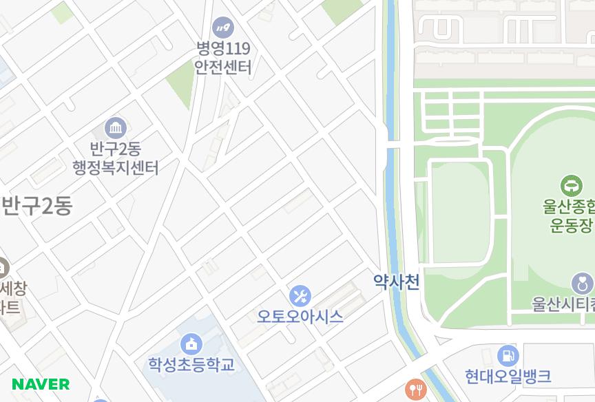 울산광역시 중구 남외동 루비빌 위치·실거래 시세 지도