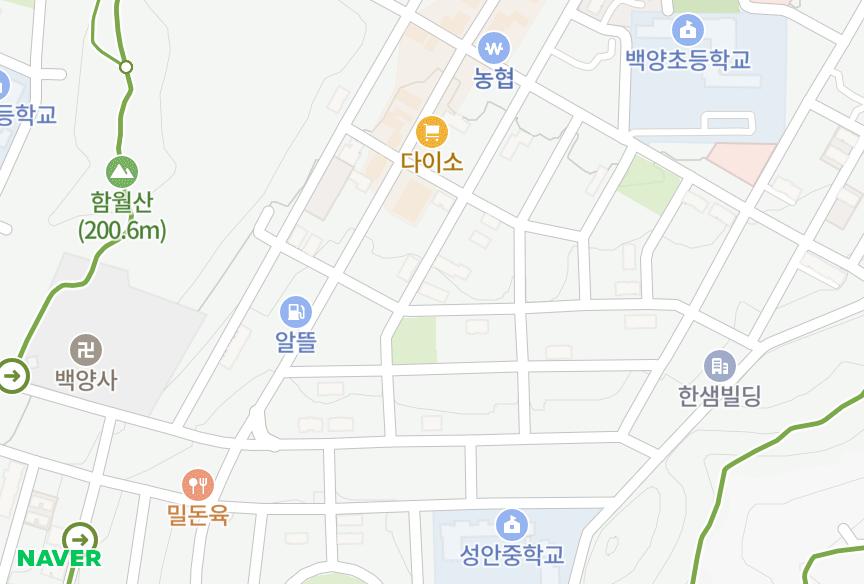 울산광역시 중구 성안동 펠리스뷰 위치·실거래 시세 지도