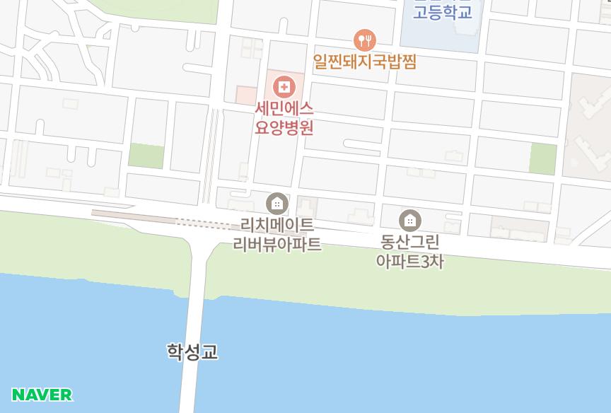 울산광역시 중구 반구동 해븐에이레네 위치·실거래 시세 지도