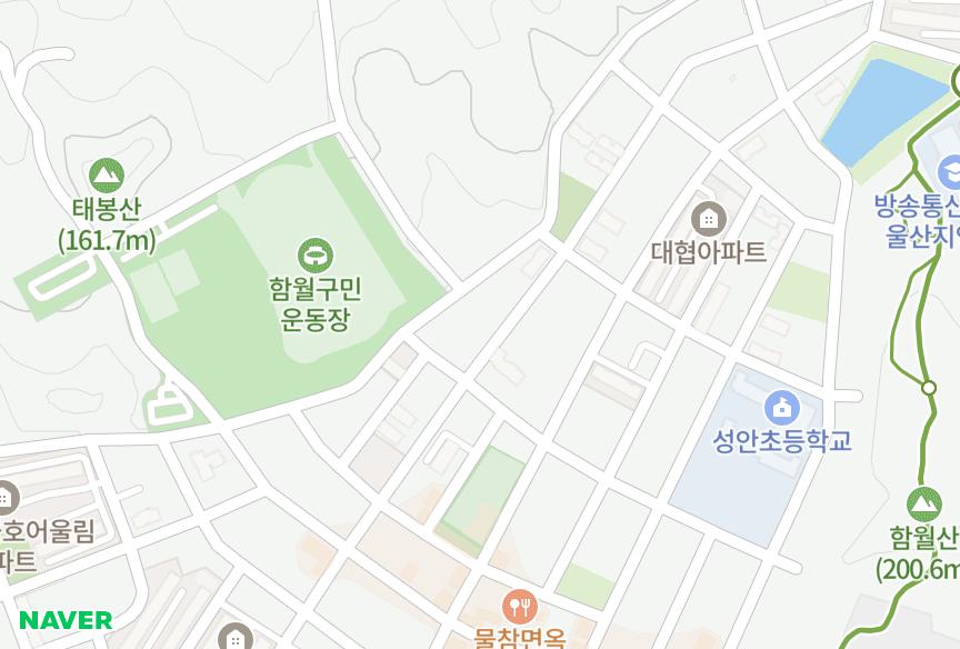 울산광역시 중구 성안동 삼대미소가빌라트 위치·실거래 시세 지도