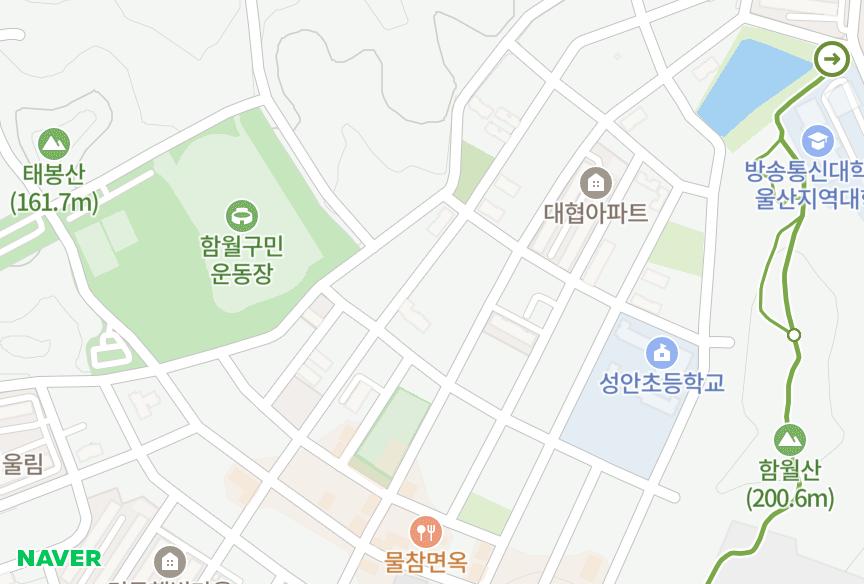 울산광역시 중구 성안동 영진다정채 위치·실거래 시세 지도