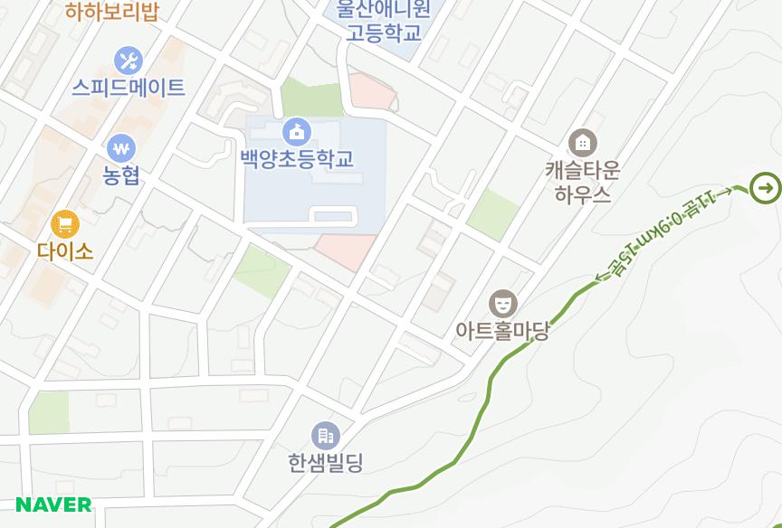 울산광역시 중구 성안동 대신빌 위치·실거래 시세 지도