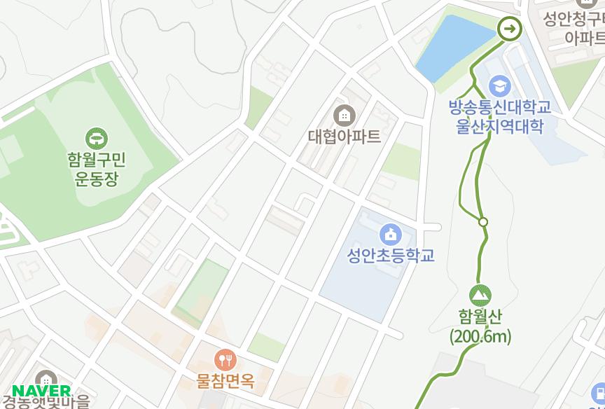 울산광역시 중구 성안동 창진토파즈빌5차 위치·실거래 시세 지도