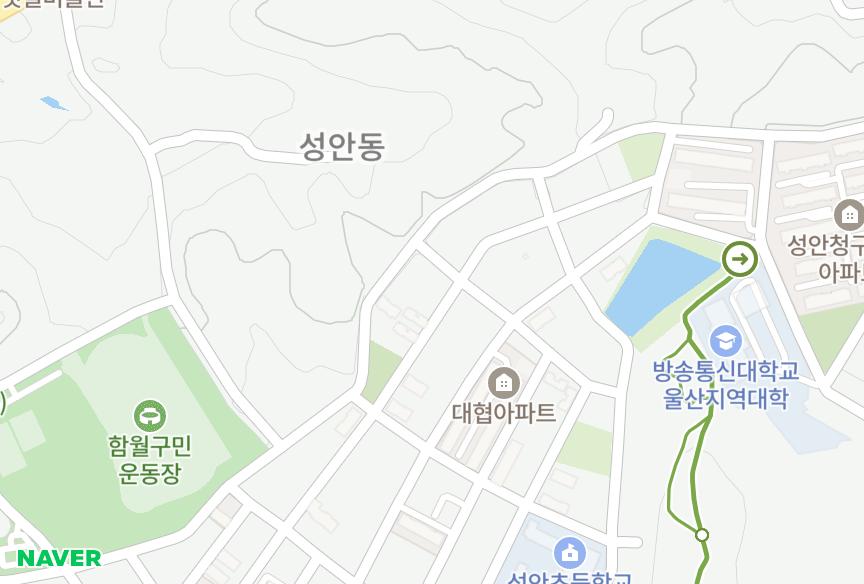 울산광역시 중구 성안동 태경 위치·실거래 시세 지도