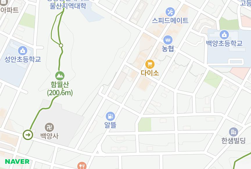 울산광역시 중구 성안동 성안성안에일린6차 위치·실거래 시세 지도