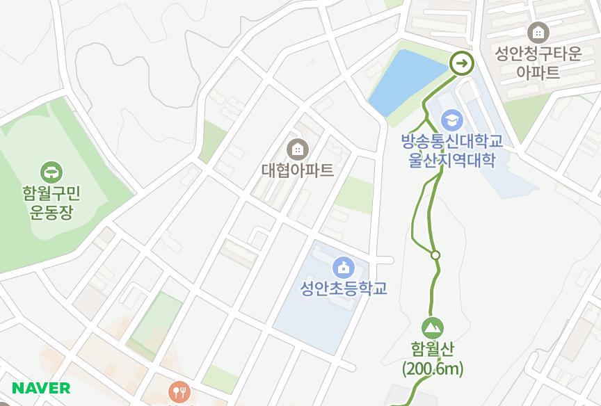 울산광역시 중구 성안동 공주마을 위치·실거래 시세 지도