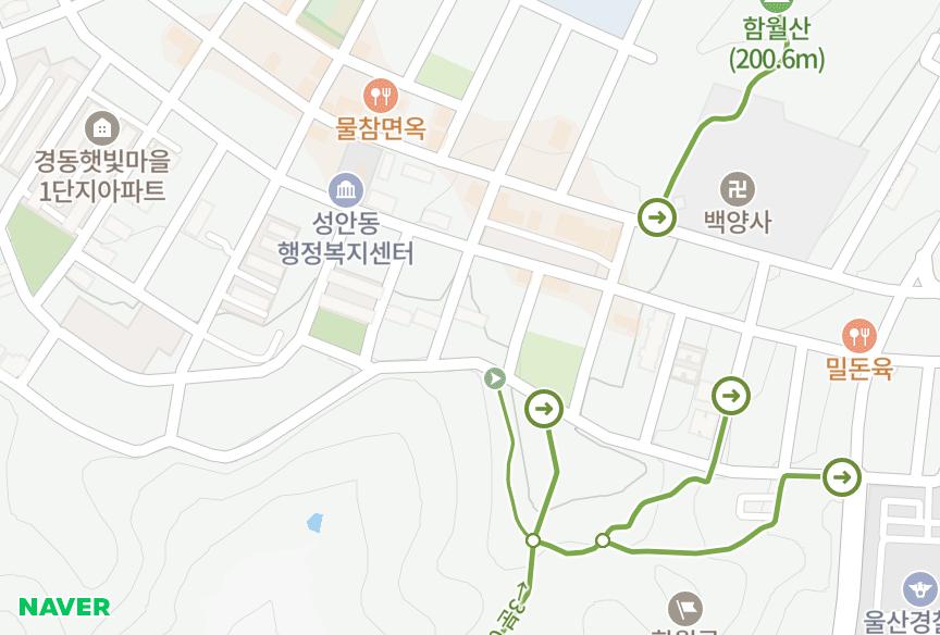 울산광역시 중구 성안동 메트로힐 위치·실거래 시세 지도
