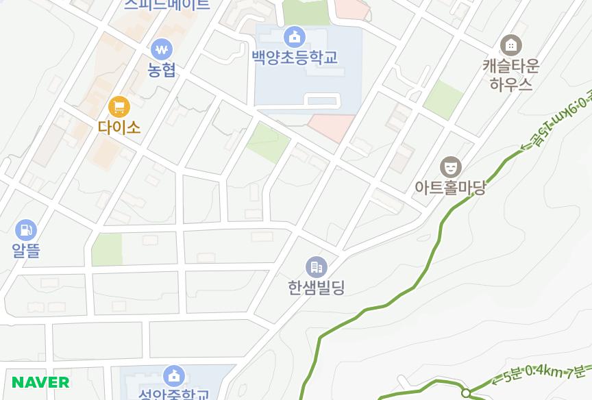울산광역시 중구 성안동 성림스카이빌 위치·실거래 시세 지도