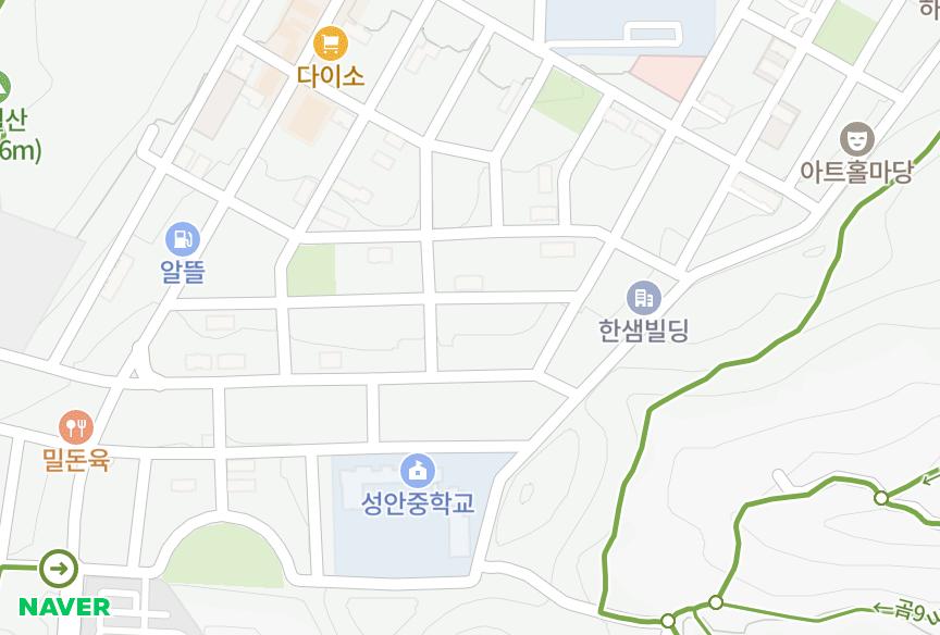 울산광역시 중구 성안동 네오드림빌 위치·실거래 시세 지도