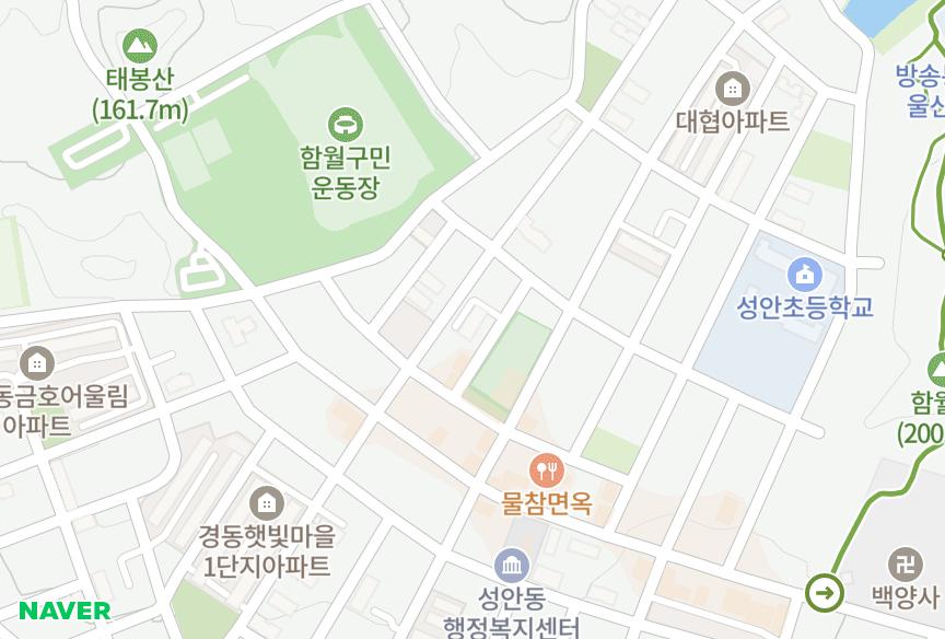 울산광역시 중구 성안동 성안센트럴빌 위치·실거래 시세 지도