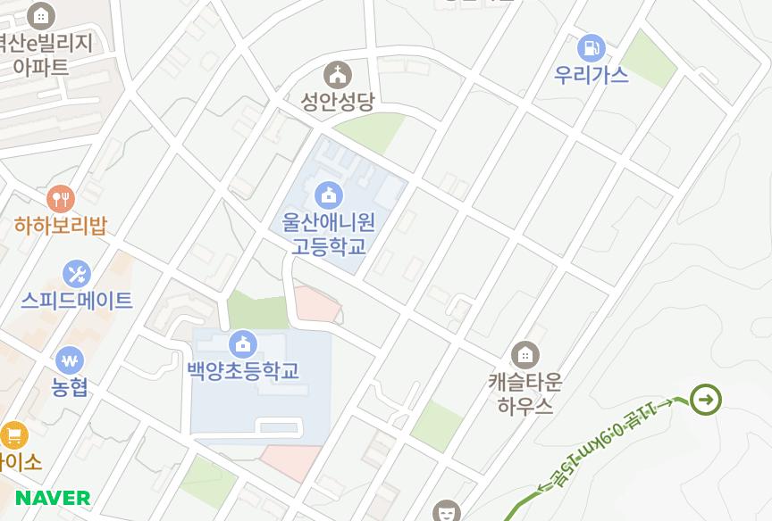 울산광역시 중구 성안동 신청빌리지 위치·실거래 시세 지도