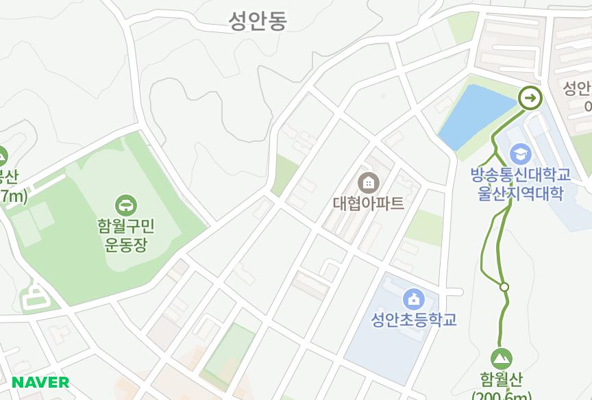 울산광역시 중구 성안동 클래시움 위치·실거래 시세 지도