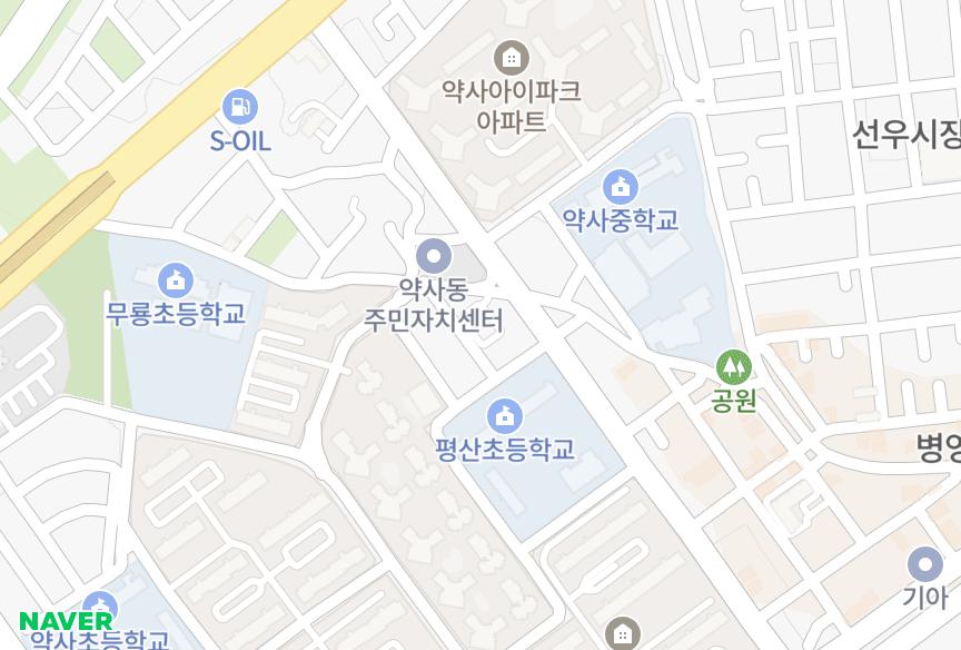 울산광역시 중구 약사동 극동빌라 위치·실거래 시세 지도
