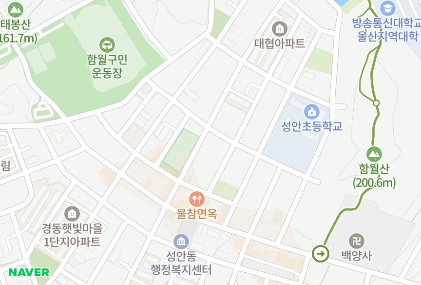 울산광역시 중구 성안동 성모빌라트 위치·실거래 시세 지도
