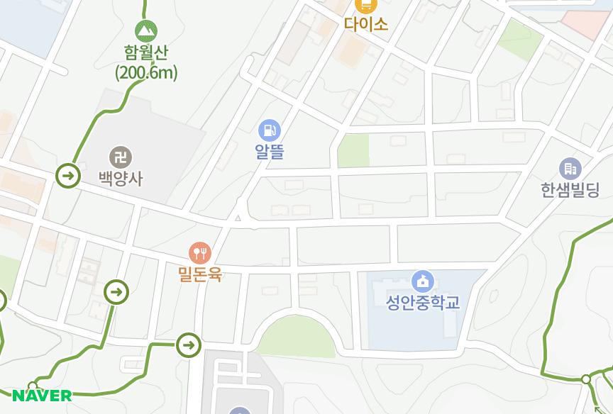 울산광역시 중구 성안동 아느칸빌 위치·실거래 시세 지도