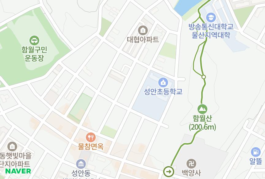 울산광역시 중구 성안동 아이리스 위치·실거래 시세 지도