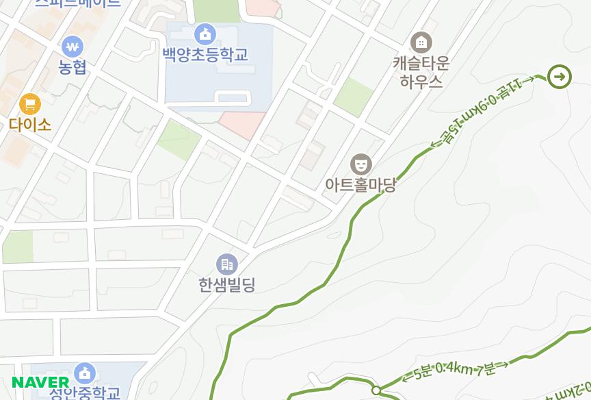 울산광역시 중구 성안동 대신파래스 위치·실거래 시세 지도