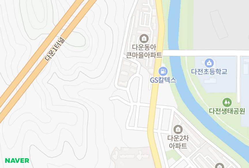 울산광역시 중구 다운동 다운샛별 위치·실거래 시세 지도