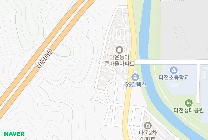 울산광역시 중구 다운동 한성골든파크 위치·실거래 시세 지도