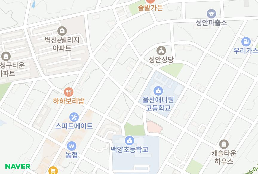 울산광역시 중구 성안동 성림아이빌 위치·실거래 시세 지도