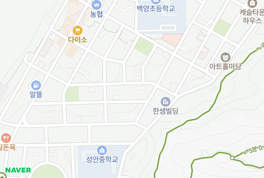 울산광역시 중구 성안동 부명아트빌 위치·실거래 시세 지도