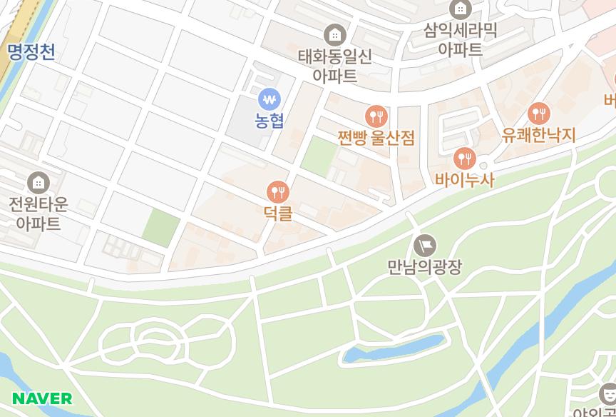 울산광역시 중구 태화동 이정웰빙파크빌 위치·실거래 시세 지도