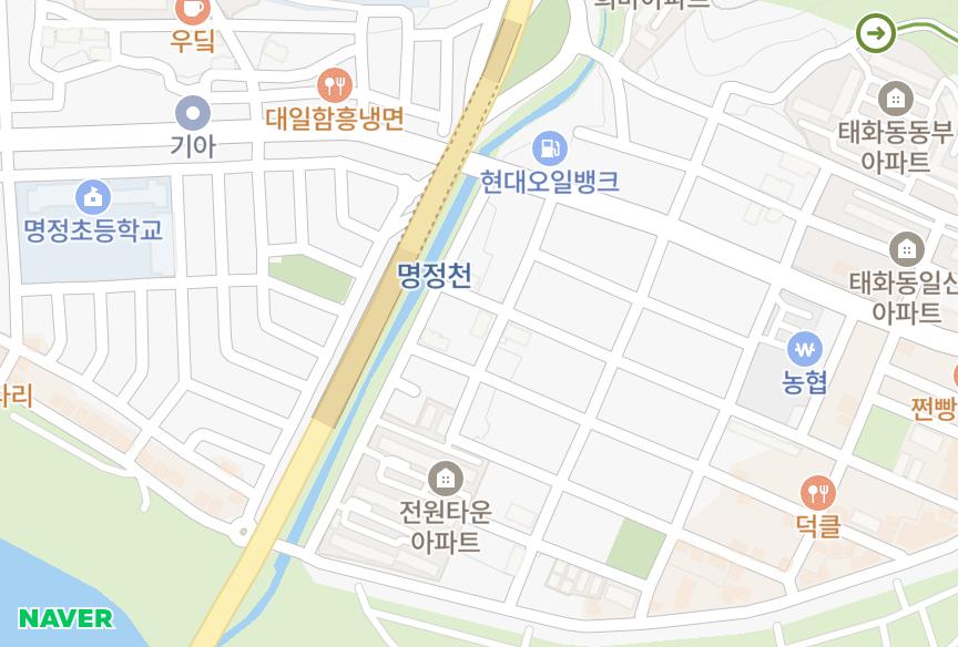 울산광역시 중구 태화동 유일하이츠 위치·실거래 시세 지도