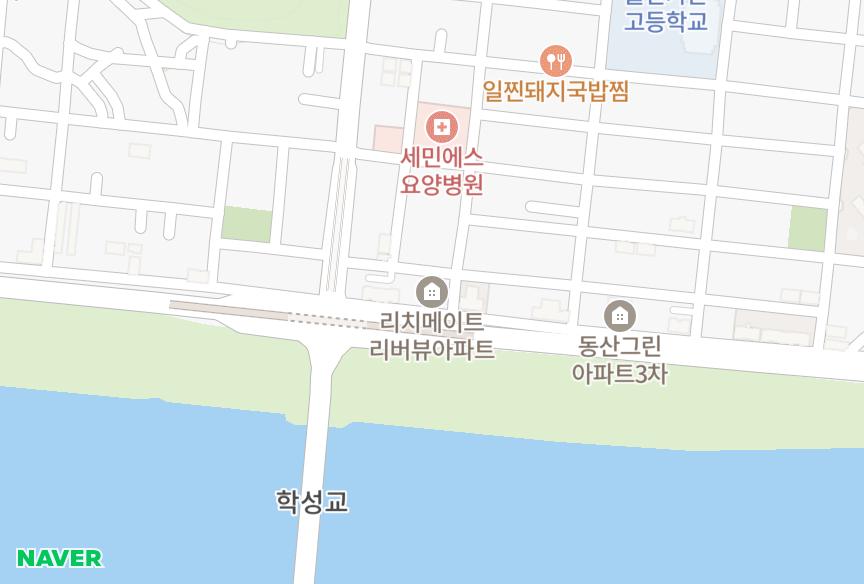 울산광역시 중구 반구동 리치메이트리버뷰 위치·실거래 시세 지도