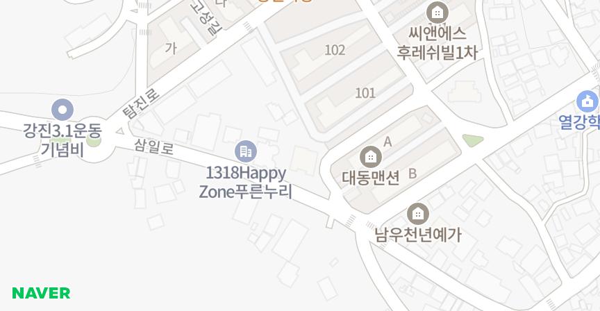 한성노블 위치 지도