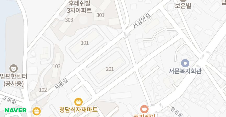 강진서성남양휴튼아파트2단지 위치 지도
