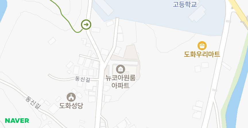 뉴코아 위치 지도