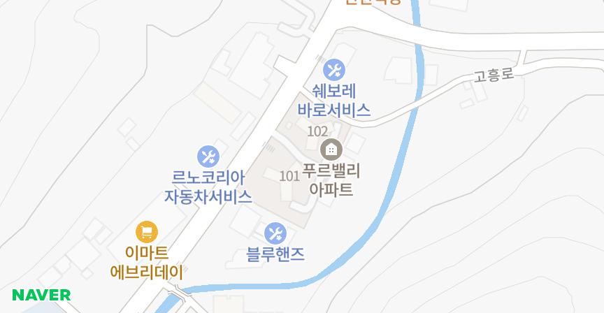 푸르밸리 위치 지도