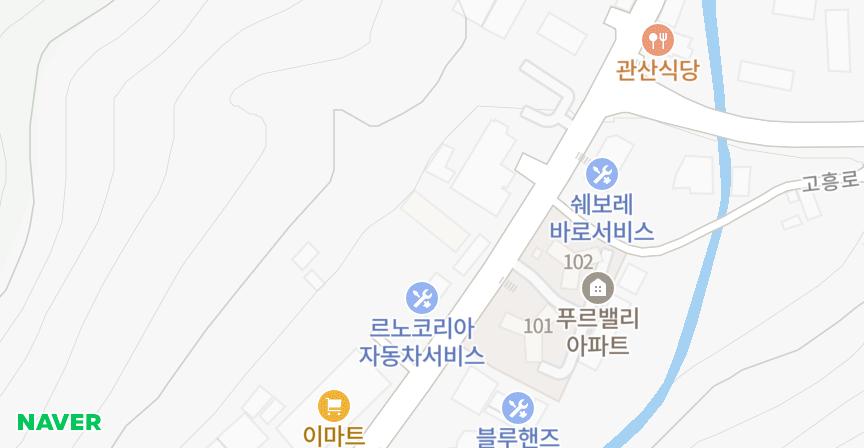 일화 위치 지도