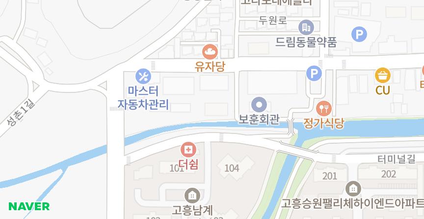 동해골드빌 위치 지도