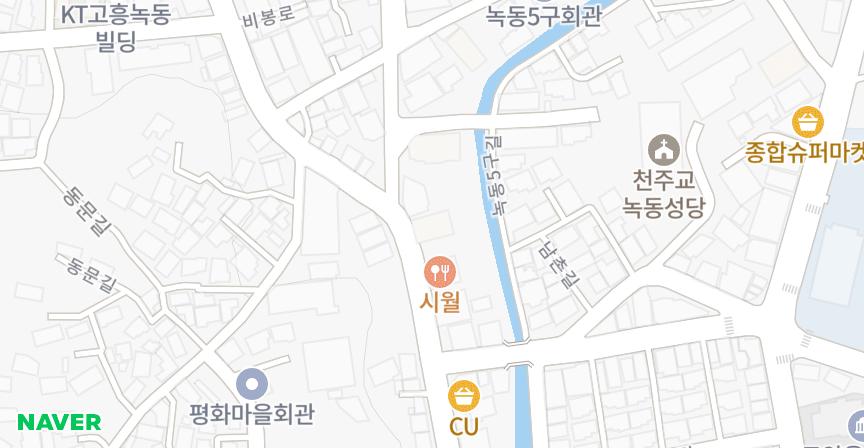 우산타워빌 위치 지도