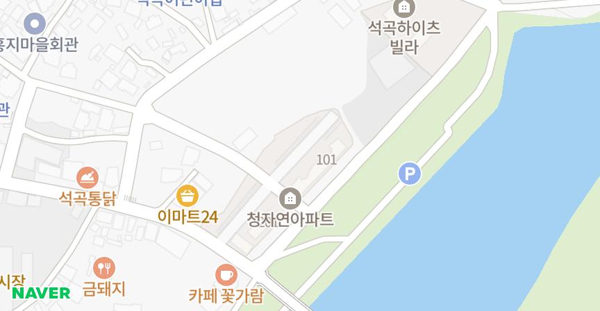 청자연아파트101동 위치 지도