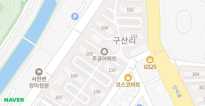 매화마을주공 위치 지도