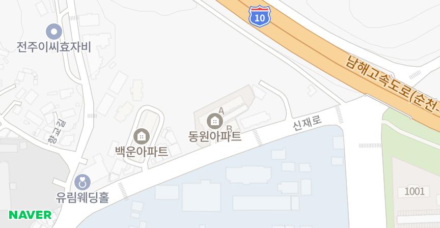 동원 위치 지도